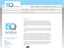 Tablet Screenshot of isq-turistica.com